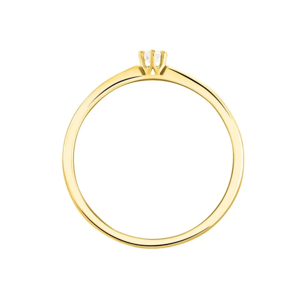 Bague Solitaire Samantha Or Jaune Diamant