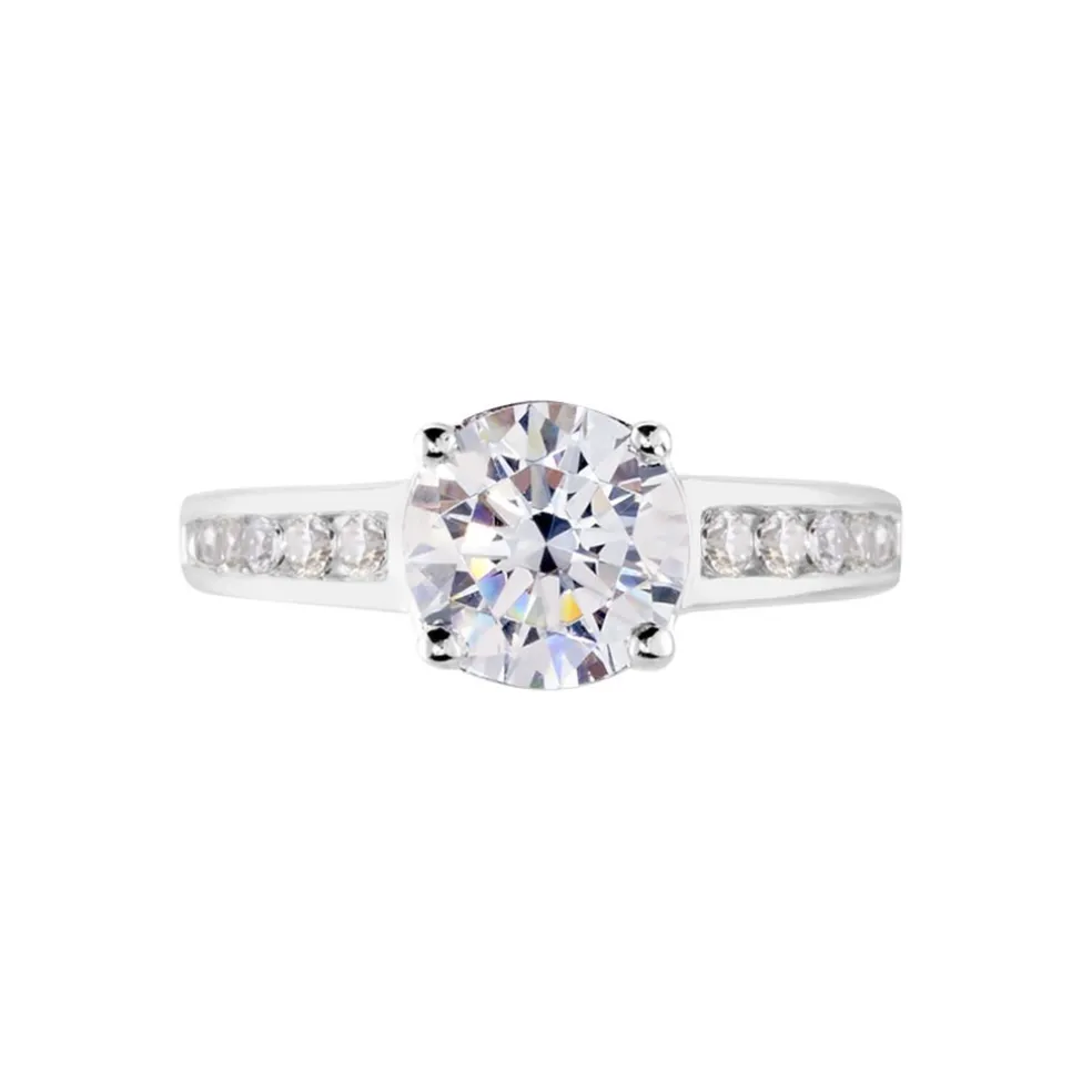 Bague Tatjana Or Blanc Oxyde De Zirconium