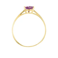 Bague Tender Love Or Jaune Améthyste