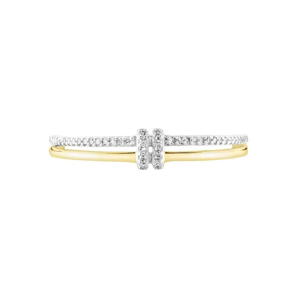 Bague Tharia Or Jaune Diamant