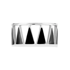 Bague Tiana Acier Blanc