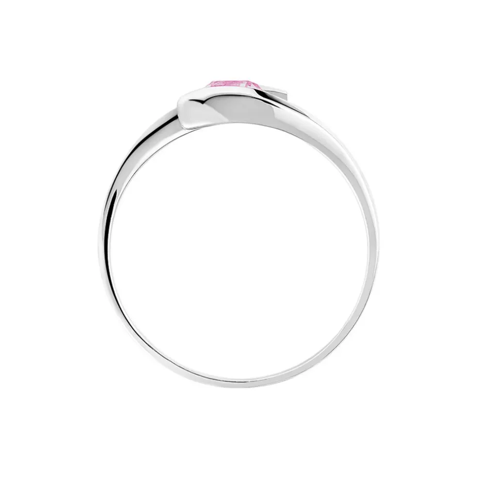 Bague Tiphaine Or Blanc Saphir