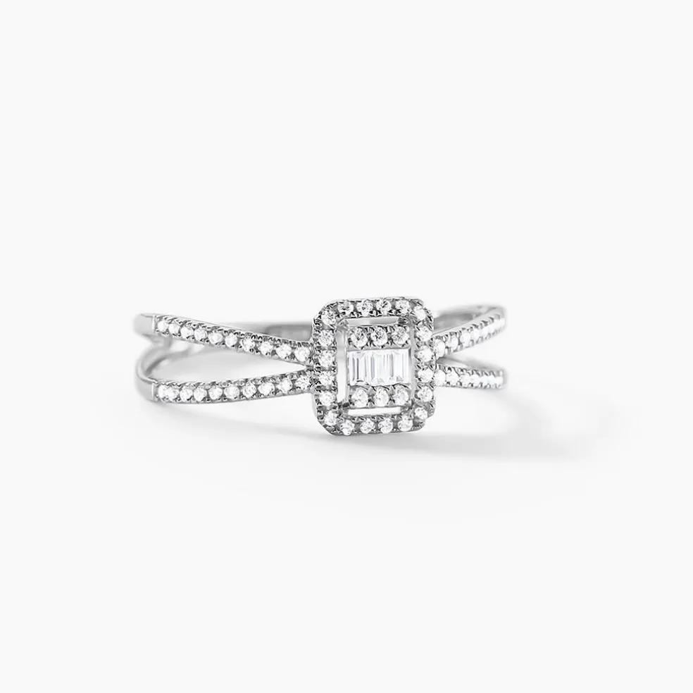 Bague Twila Or Blanc Oxyde De Zirconium