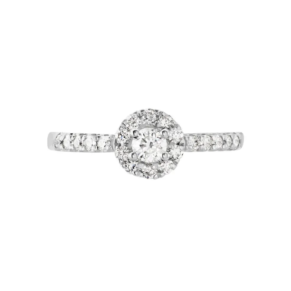 Bague Urbane Platine Blanc Diamant