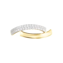 Bague Vero Or Jaune Oxyde De Zirconium