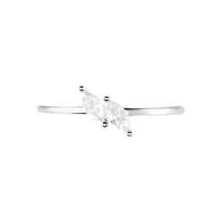 Bague Winter Sweetness Argent Blanc Oxyde De Zirconium
