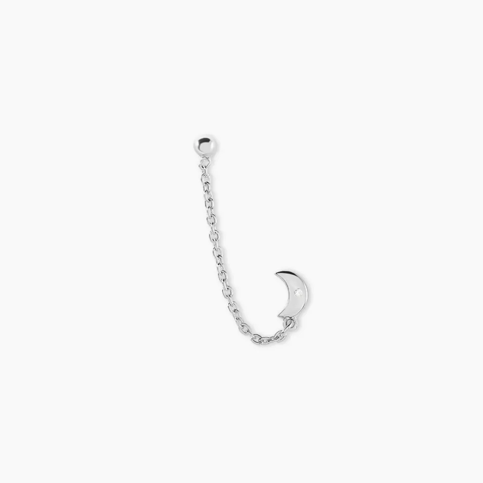 Bijou D'oreille Unitaire Argent Remigio
