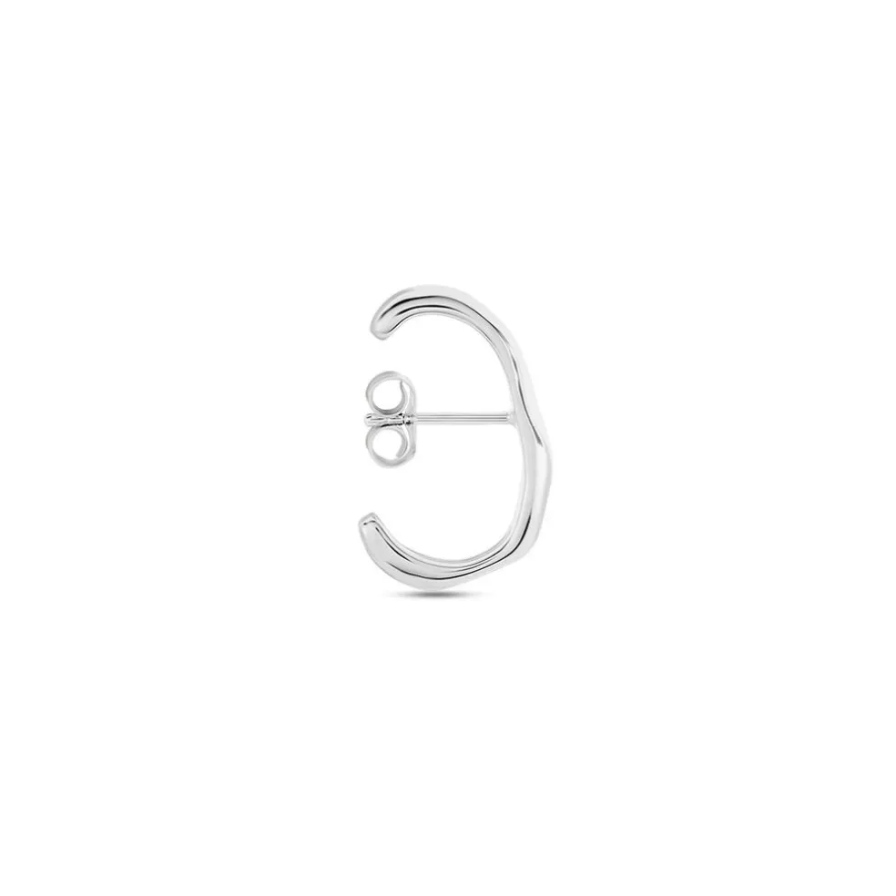Bijou D'oreille Unitaire Volupte Argent Blanc