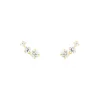 Bijoux D'oreilles Raffaele Or Jaune Oxyde De Zirconium