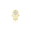 Boucle D'oreille Fachtna Or Jaune Oxyde De Zirconium