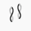 Boucles D'oreilles Argent Blanc Prudentia Oxyde De Zirconium