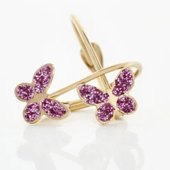 Boucles D'oreilles Pendantes Or Jaune Alyssia