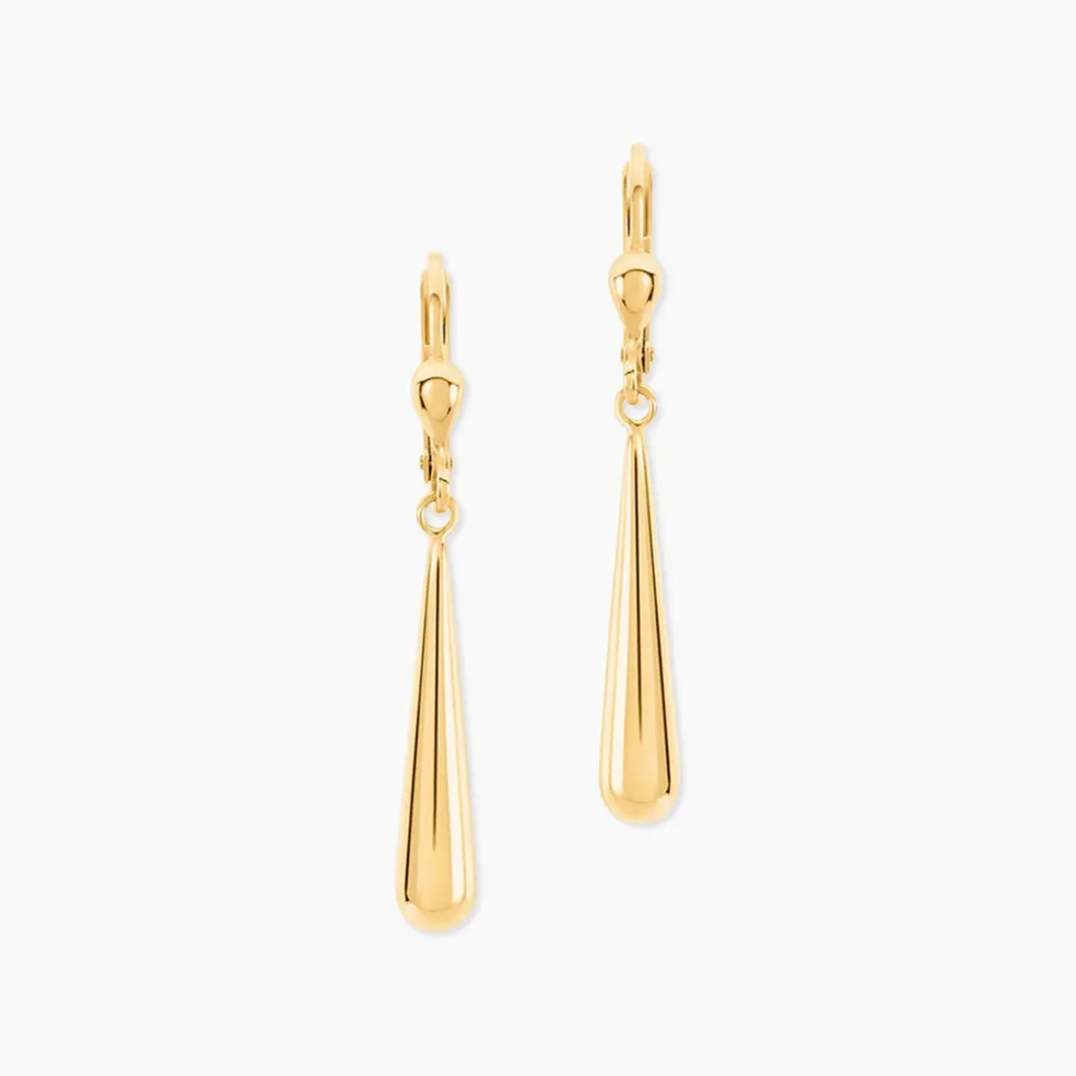 Boucles D'Oreilles Pendantes Botum Or Jaune