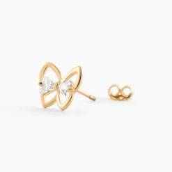 Boucles D'oreilles Pendantes Jelissa Plaqué Or Oxyde De Zirconium