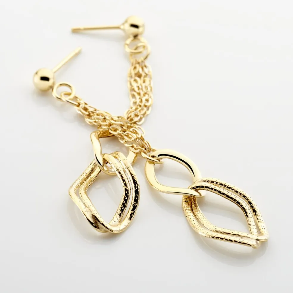 Boucles D'oreilles Pendantes Blinda Or Jaune