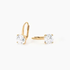 Boucles D'oreilles Pendantes Fippe Oxydes De Zirconium