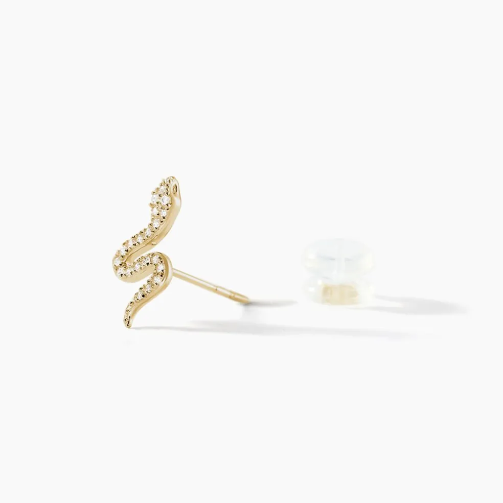 Boucles D'oreilles Pendantes Dorilis Or Jaune Oxyde De Zirconium