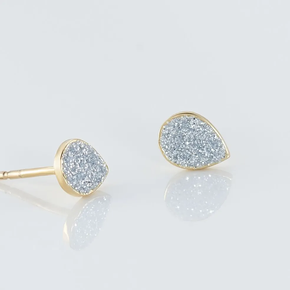 Boucles D'oreilles Puces Anitta Or Jaune