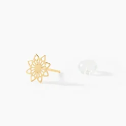 Boucles D'oreilles Puces Albiorica Or Jaune