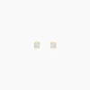 Boucles D'Oreilles Puces Aphrodite Or Jaune Diamant