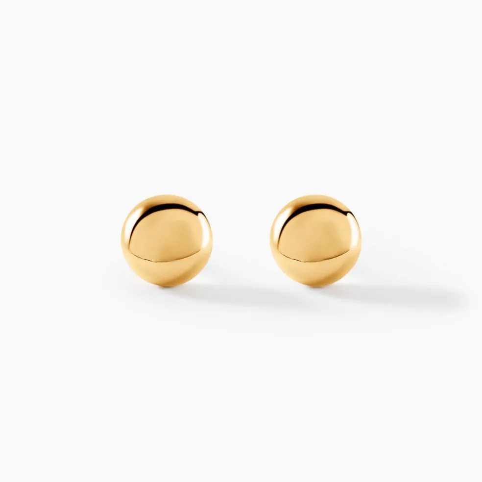 Boucles D'oreilles Puces Bernia Or Jaune