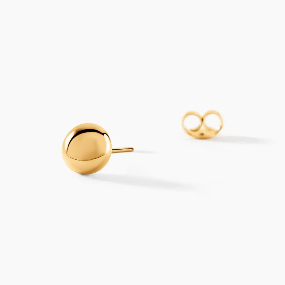 Boucles D'oreilles Puces Bernia Or Jaune