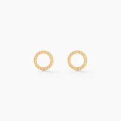 Boucles D'oreilles Puces Cesar Or Jaune