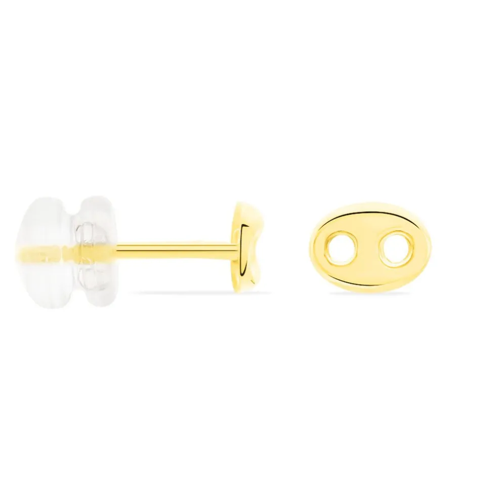 Boucles D'oreilles Puces Cara Or Jaune