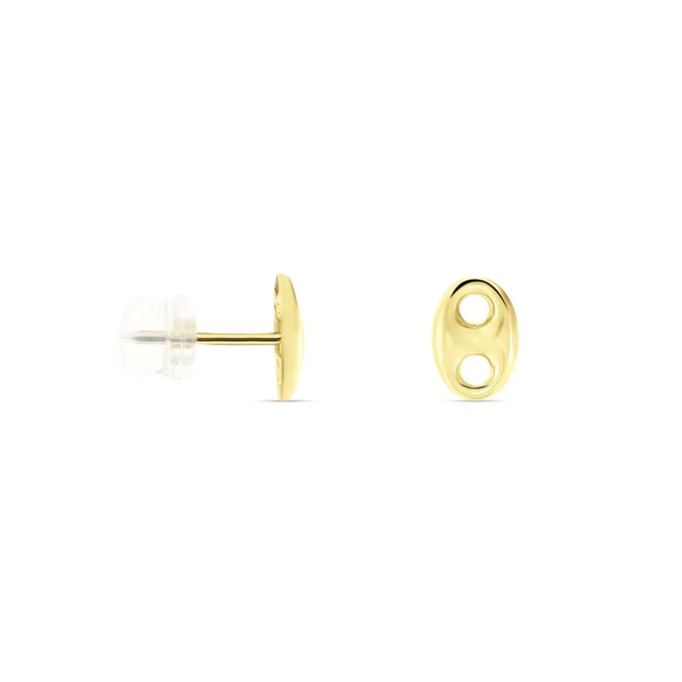 Boucles D'oreilles Puces Cara Or Jaune