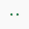 Boucles D'Oreilles Puces Doreen Or Jaune Oxyde De Zirconium