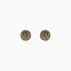 Boucles D'oreilles Puces Eryne Or Jaune