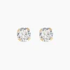 Boucles D'oreilles Puces Eddie Or Jaune Oxyde De Zirconium