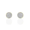 Boucles D'oreilles Puces Eryne Or Jaune