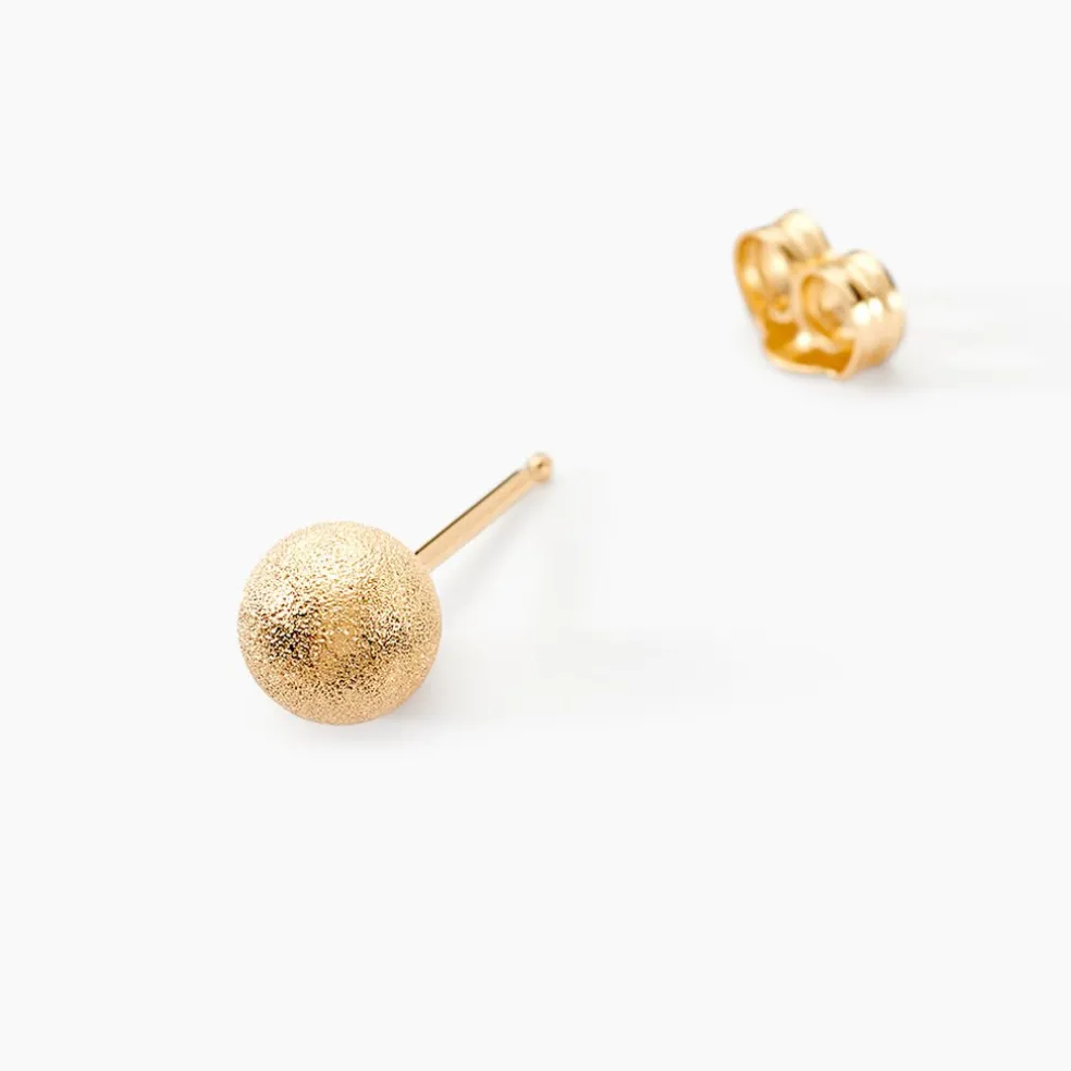 Boucles D'oreilles Puces Fidelia Or Jaune