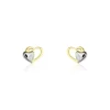 Boucles D'oreilles Puces Frantsesa Or Jaune