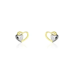 Boucles D'oreilles Puces Frantsesa Or Jaune