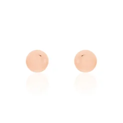 Boucles D'oreilles Puces Fidelia Boule Or Rose