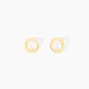 Boucles D'oreilles Puces Freyde Or Jaune