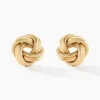 Boucles D'oreilles Puces Grover Or Jaune