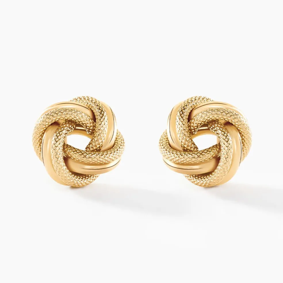 Boucles D'oreilles Puces Grover Or Jaune