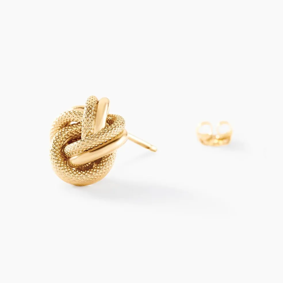 Boucles D'oreilles Puces Grover Or Jaune