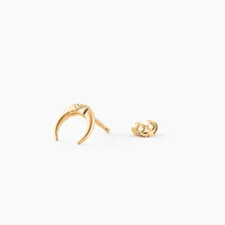 Boucles D'oreilles Puces Ginia Plaqué Or Jaune