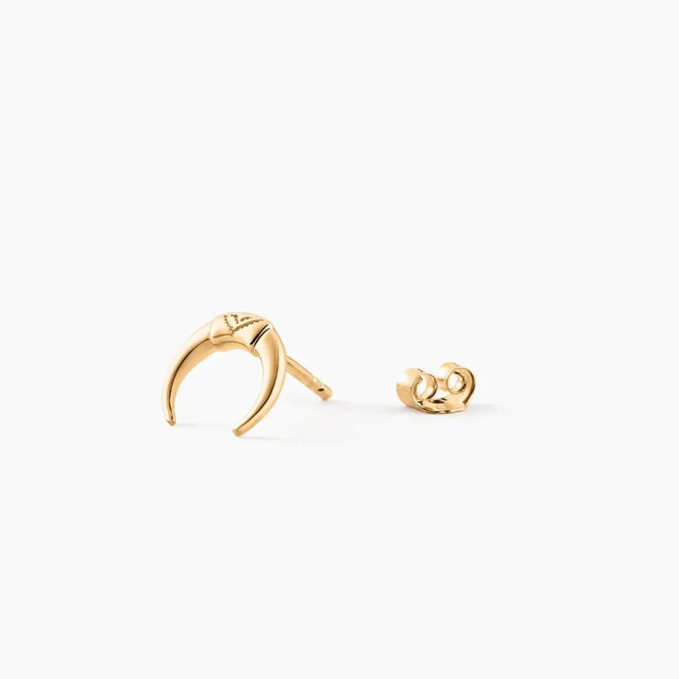 Boucles D'oreilles Puces Ginia Plaqué Or Jaune