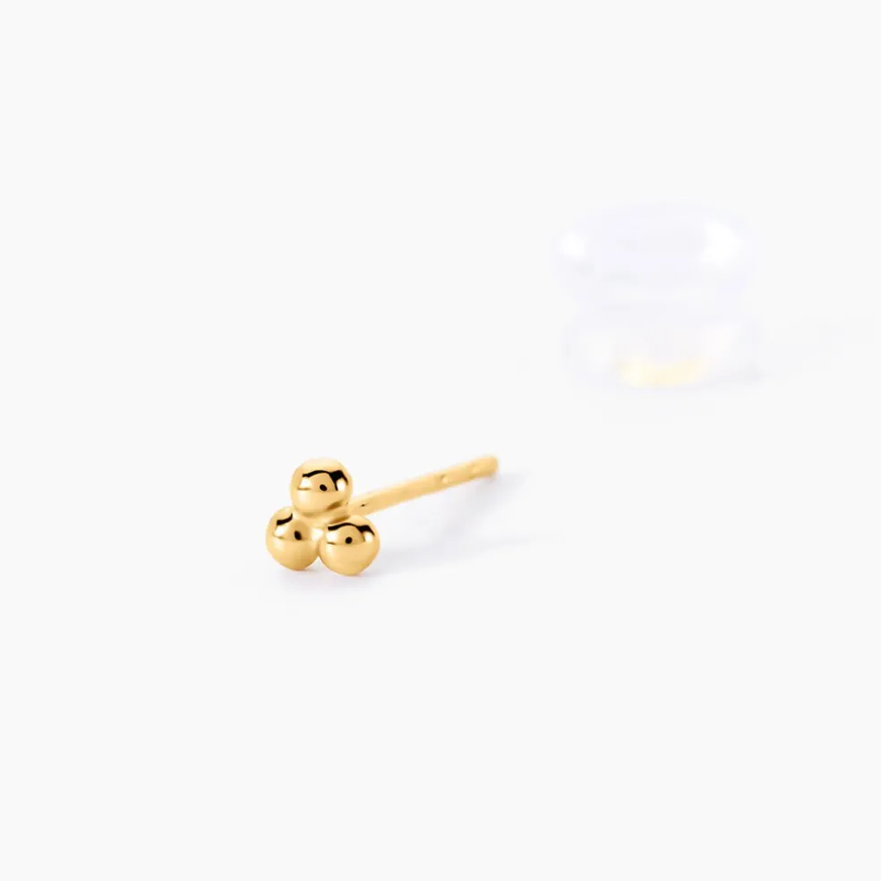 Boucles D'oreilles Puces Glen Or Jaune