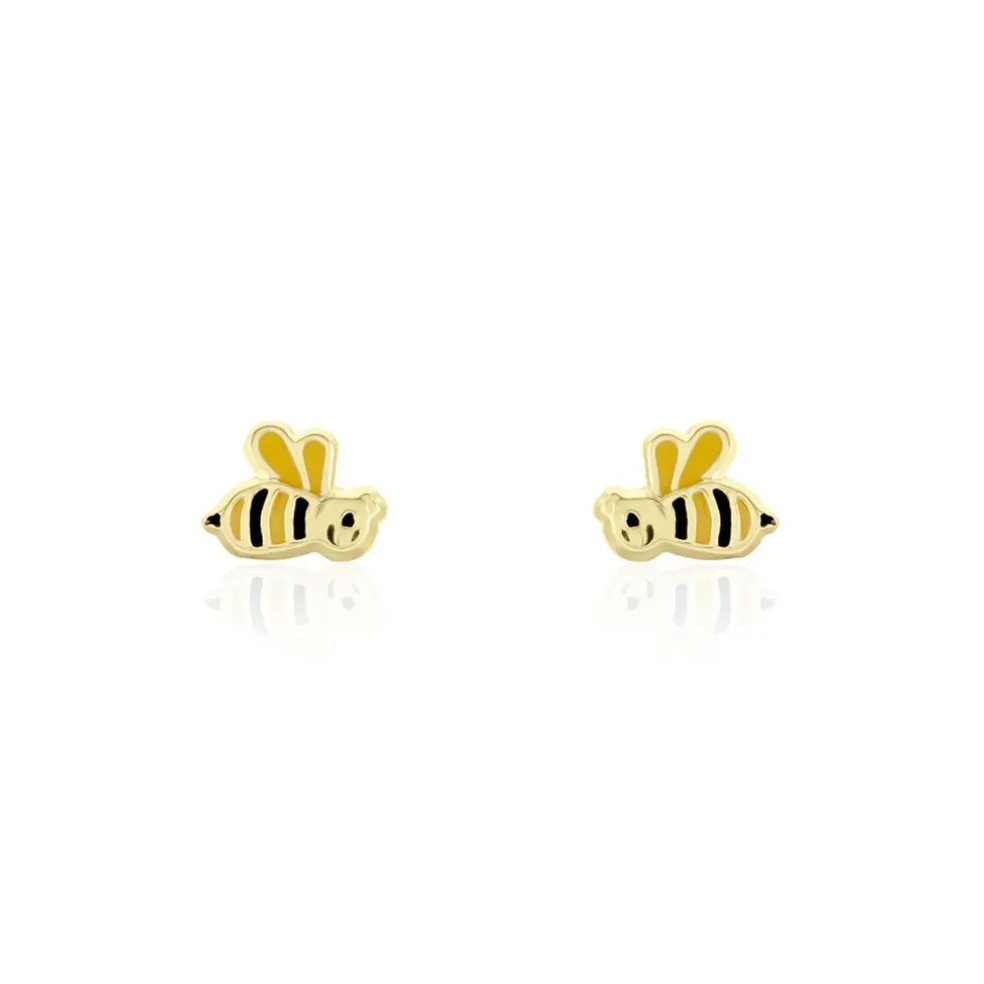 Boucles D'oreilles Puces Giosetta Or Jaune
