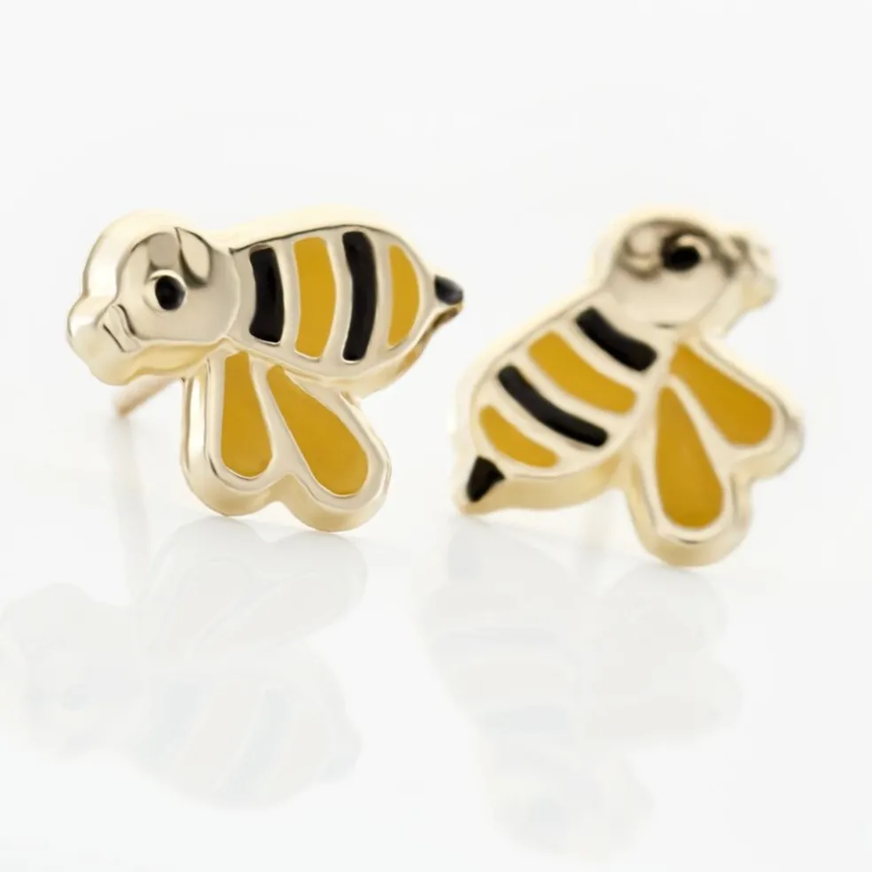 Boucles D'oreilles Puces Giosetta Or Jaune