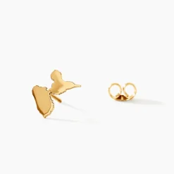 Boucles D'oreilles Puces Gwada Or Jaune