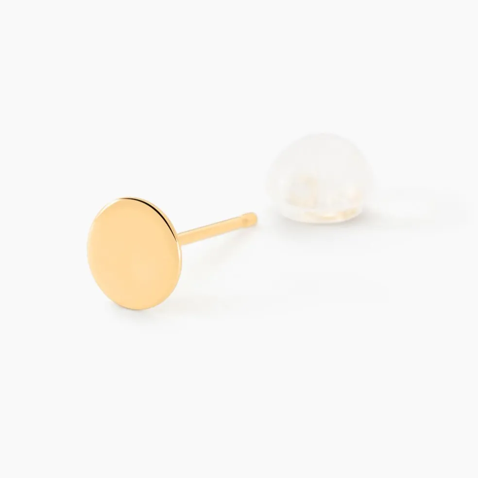 Boucles D'oreilles Puces Genovera Or Jaune