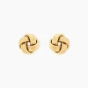 Boucles D'Oreilles Puces Ganesh Or Jaune