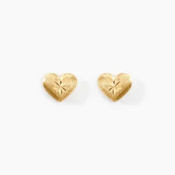 Boucles D'oreilles Puces Herza Or Jaune